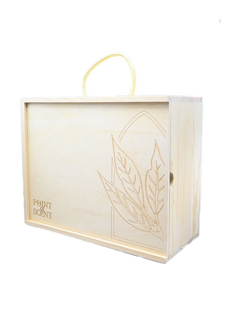 POINT of SCENT Natural laurel soap Pack (Includes Traditional laurel soap , liquid soap , Morrocan gel soap, Morrocan luffa, soap bar , Wooden soap holder) - Image 3