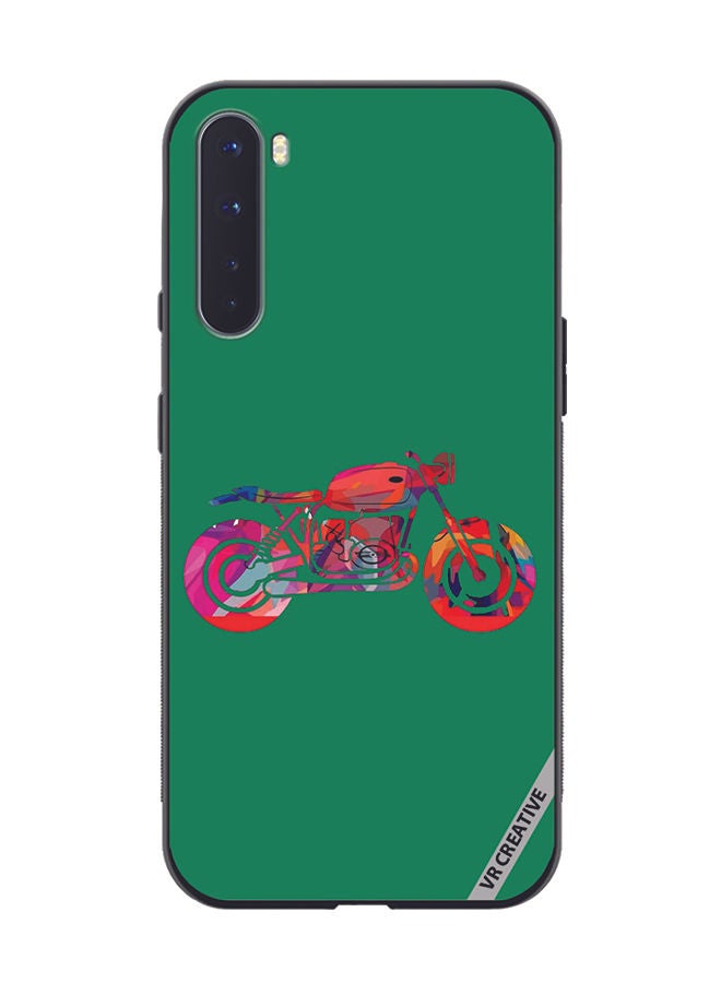 VR CREATIVE Protective Case Cover For OnePlus Nord Bike Design Multicolour - Image 1