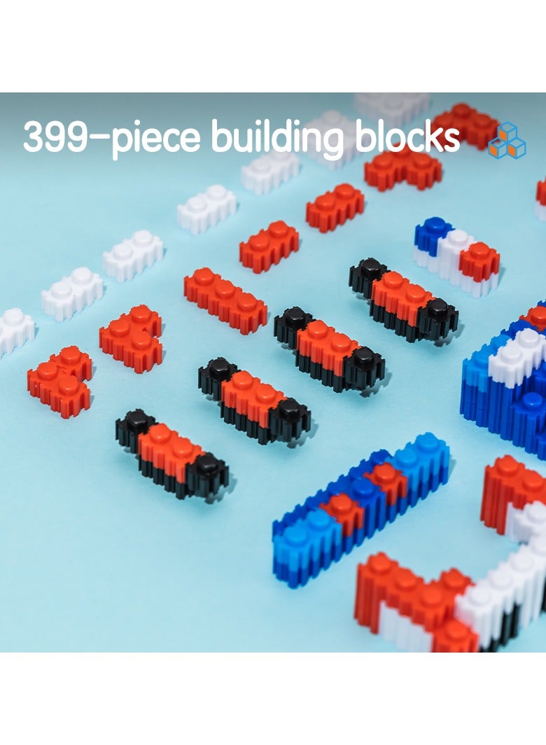 Deli EH736 Building Blocks 399PCS, ASST. – Ideal for Creative STEM Construction Play - Image 3