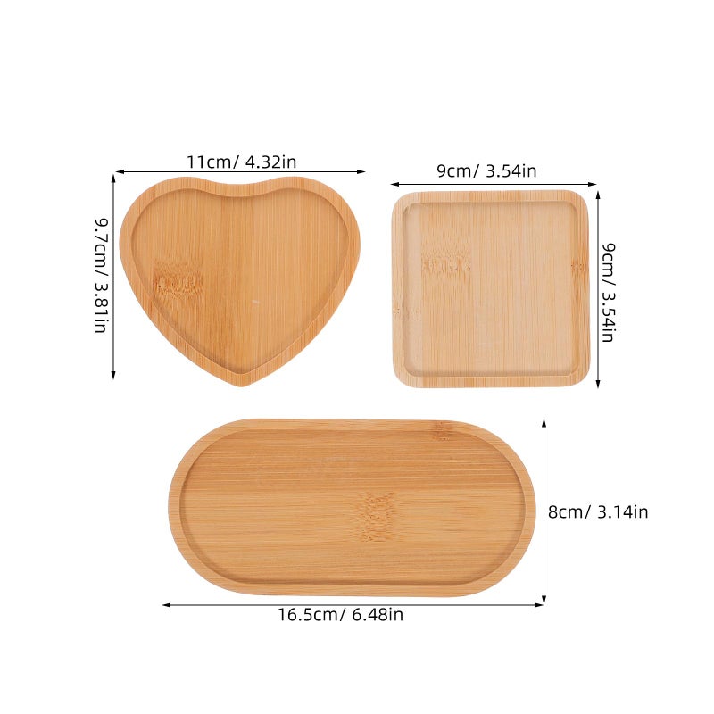 3 Pack DIY Mosaic Coaster Base Trays Blank Craft Project Mats For Home Decor - Image 3