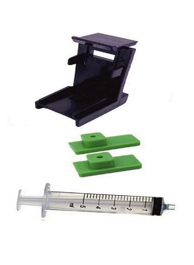 Hynear 682 Cartridge Refill Ink Suction Tool kit for HP, Canon Printers (100ml x 2 Bottle/Black + 3 Bottle/Color + 4 Syringe + Suction Tool Kit + Handgloves + Tissue Paper) - Image 3