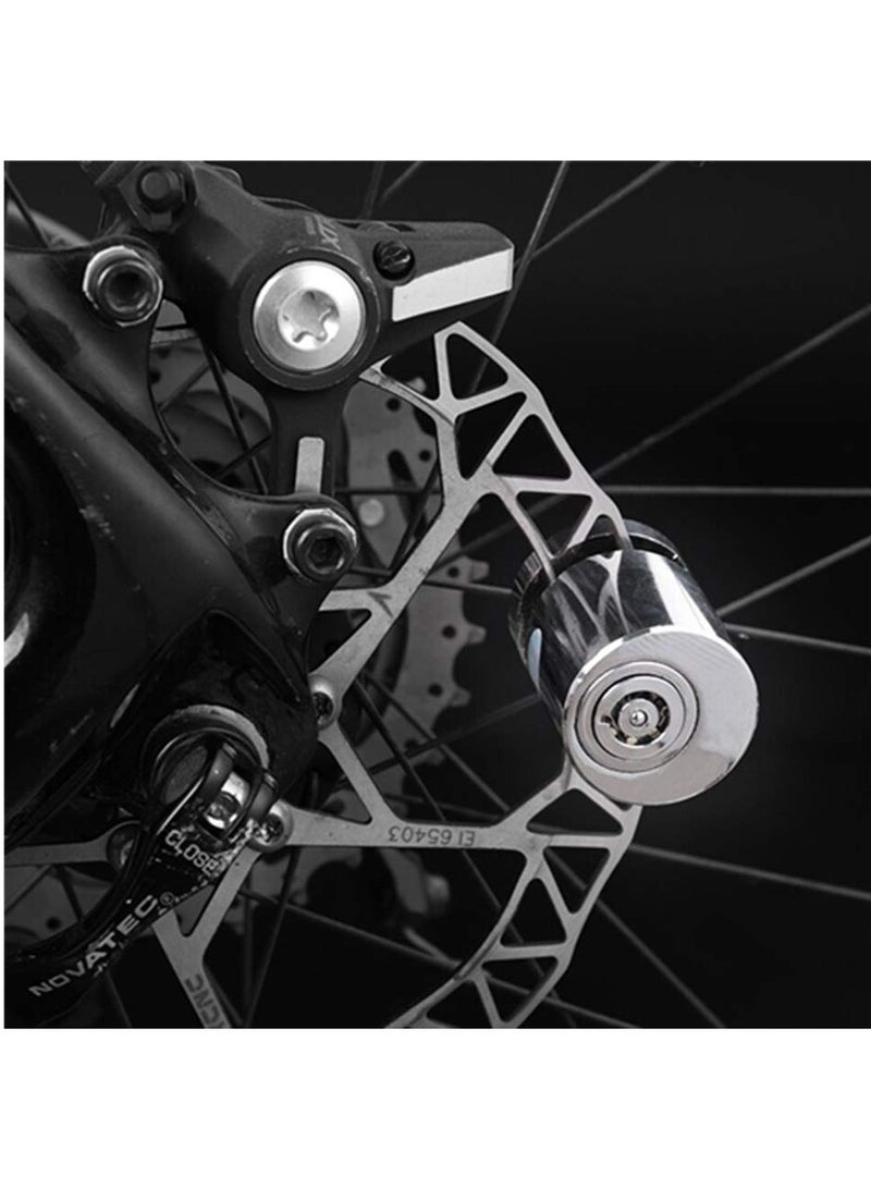 Zikra Bike Lock, High Hardness Mini Anti-Rust Disc Brake Lock Security, Small And Portable Motorcycle Disc Lock, Waterproof Anti-Theft Padlock For Motorcycle Mountain Bike Bicycle - Image 2