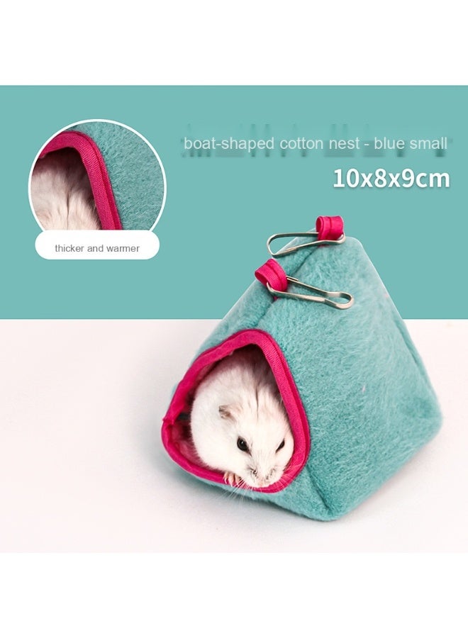  إكس إف إكسينغفو حمّام حيوانات، سرير ناعم، بيت حيوانات أليفة صغير، بيت معلق قفصعشش للهامستر والفأر والقنفذ للنوم واللعب - Image 1