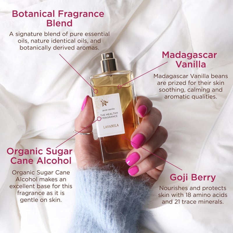 Lavanila Pure Vanilla Perfume Set for Women (1.7 Fl Oz + 10ml Roller-Ball) - Pure Madagascar Vanilla Fragrance, Clean and Natural Eau de Parfum Made In USA - Image 2
