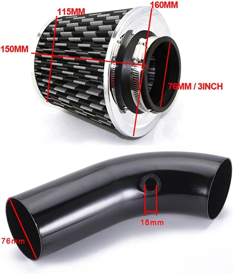 Wivplex Turbo Universal Cold Intake Kit - Image 2