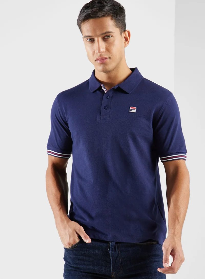 FILA Omari Logo Polo T-Shirt