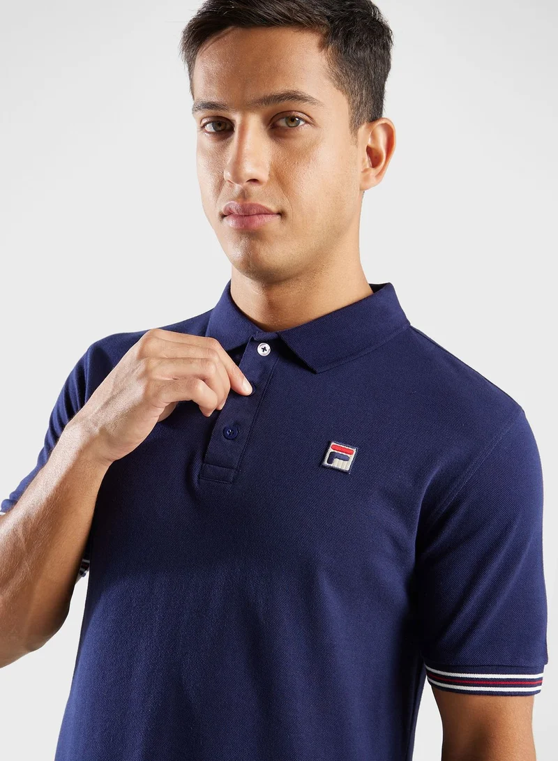 FILA Omari Logo Polo T-Shirt