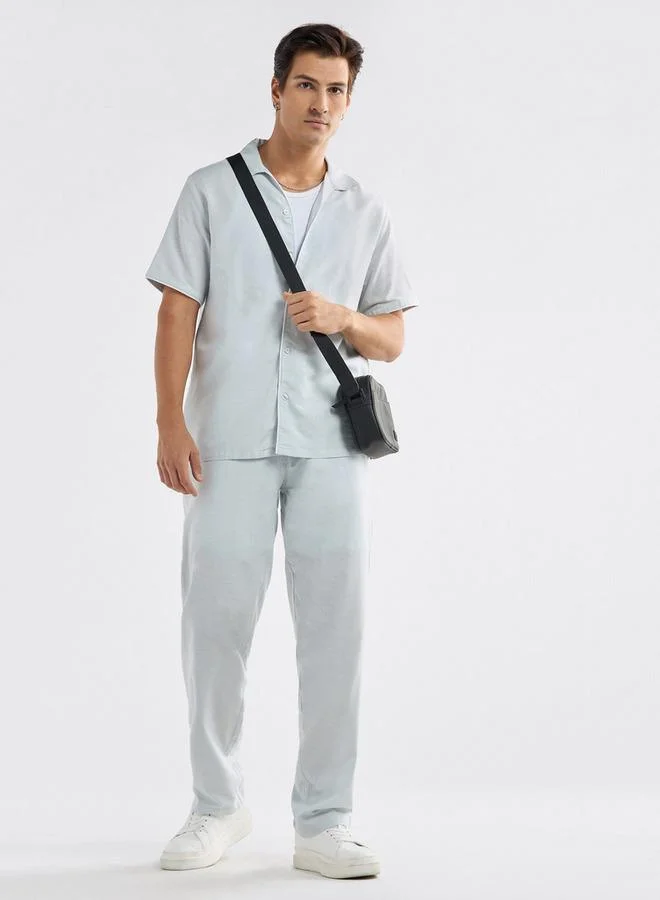 سبلاش فيڤ قميص سادة بأكمام قصيرة