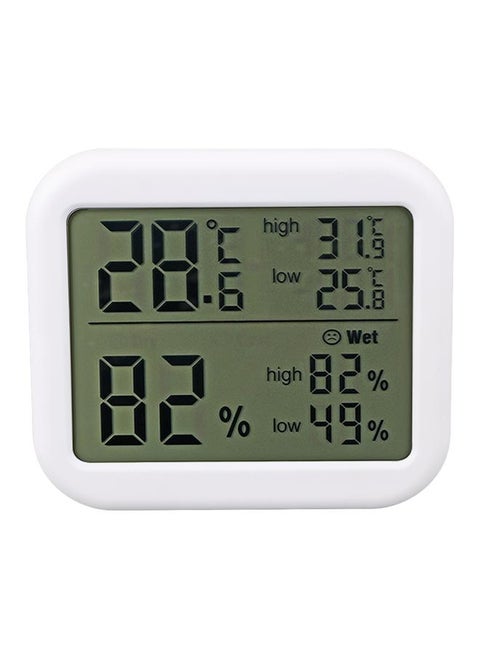 Large Screen Digital Temperature Humidity Meter High Accuracy Home Temperature Humidity Monitor for Baby Room