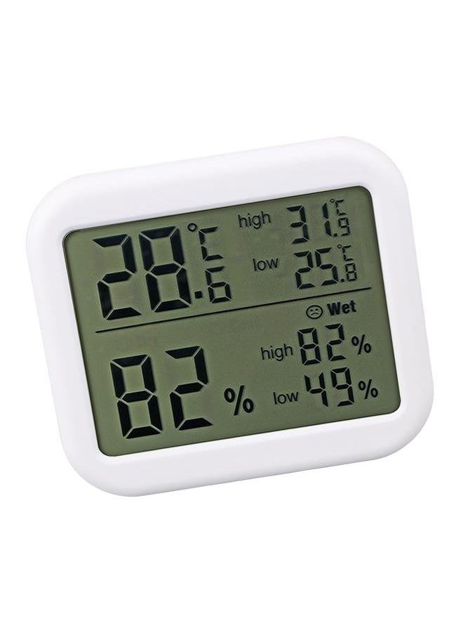 Large Screen Digital Temperature Humidity Meter High Accuracy Home Temperature Humidity Monitor for Baby Room