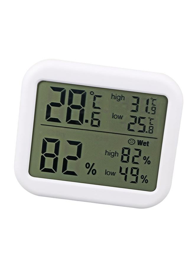 Large Screen Digital Temperature Humidity Meter High Accuracy Home Temperature Humidity Monitor for Baby Room