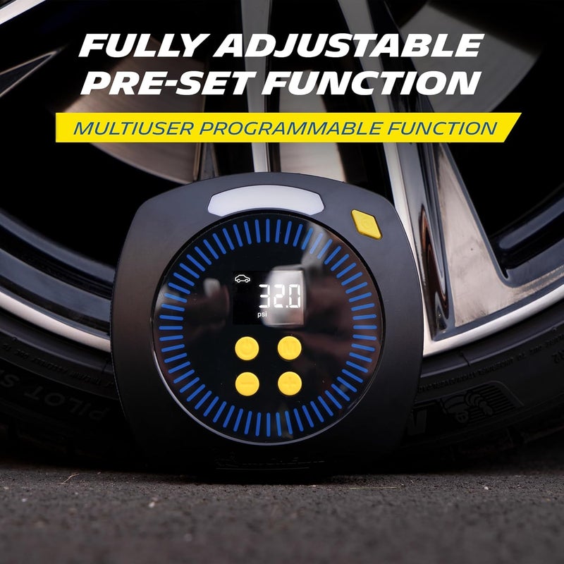 Michelin 12V Digital Micro Programmable Tyre Inflator, Black - Image 5