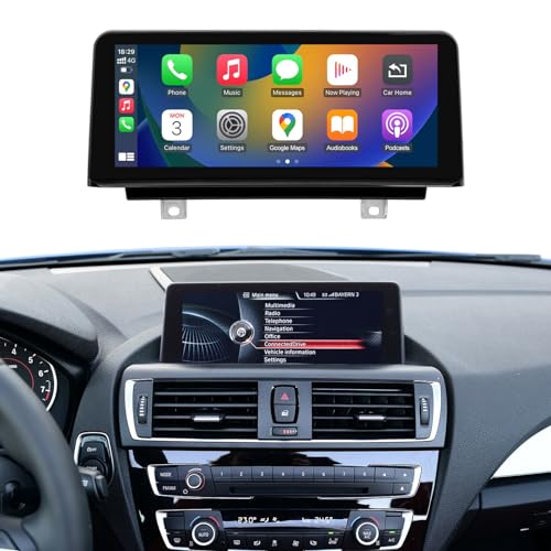 NINETOM 10.25 inch Touchscreen Wireless CarPlay Android Auto Multimedia Car Radio Receiver Compatible with BMW 1/2 Series NBT System, F20/F21/F23 (2013-2016) - Image 1