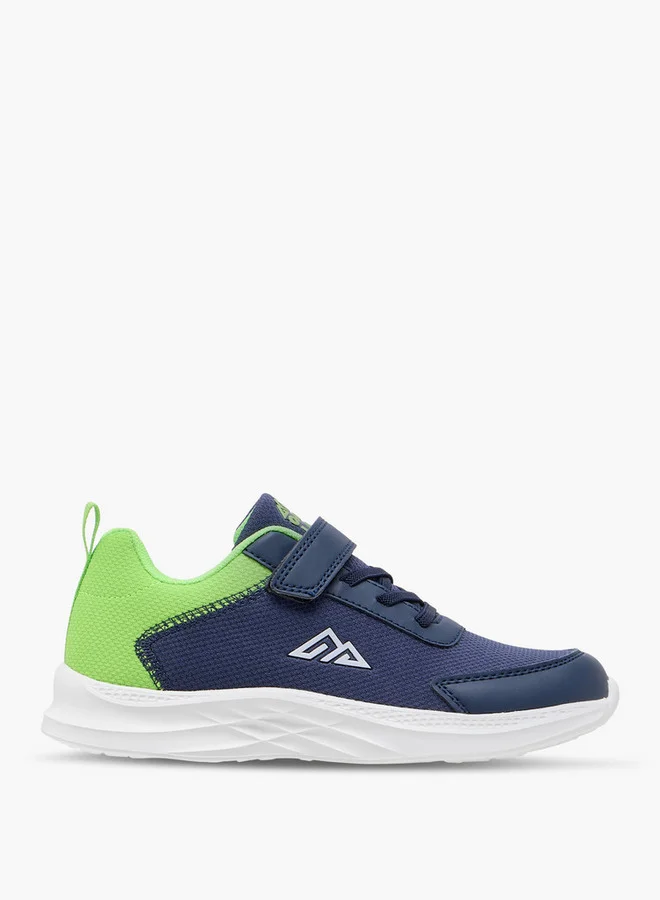 Oaklan by Shoexpress Panelled Sports Shoes with Hook and Loop Closure