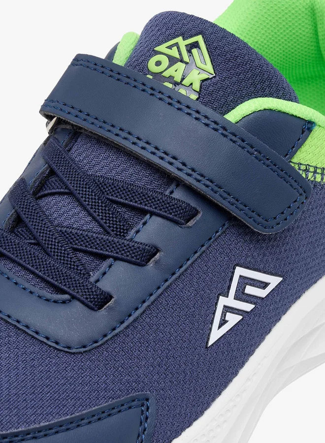 Oaklan by Shoexpress Panelled Sports Shoes with Hook and Loop Closure