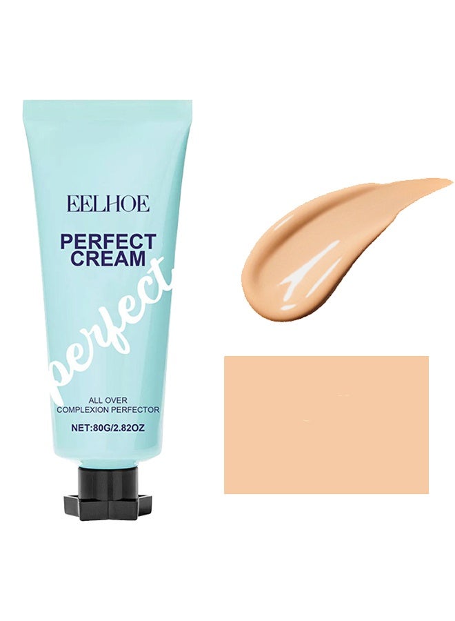 EELHOE Perfect Cream ,Supreme Creme All-Over Complexion Perfector, Beauty Body Coverage Perfector, Supreme Cream Body Perfector, Long Lasting Full Coverage Concealer, Leg Makeup Waterproof No Transfer (80g) - Image 2