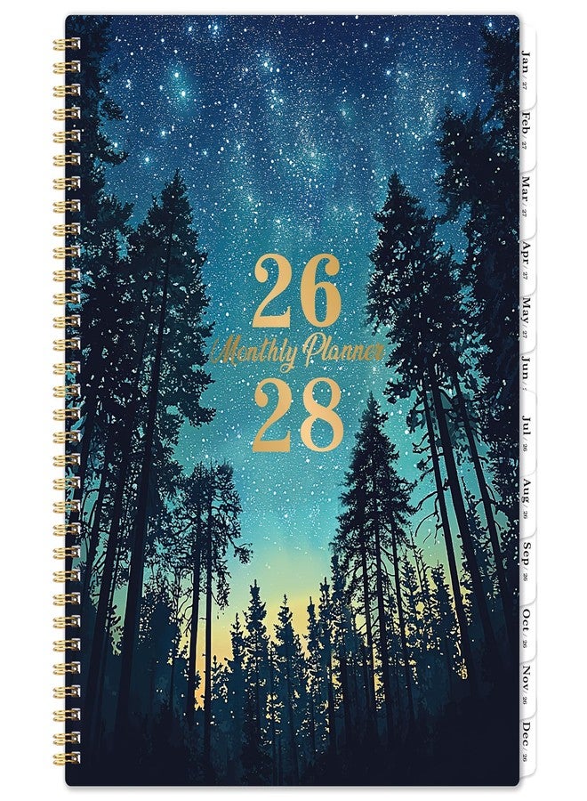 Lortarl 2026-2028 Monthly Planner - 2 Year Monthly Planner 2026-2028, July 2026 - June 2028, 9" x 11", 24 Months, Calendar with Tabs, Inner Pocket, Notes Pages - Image 1