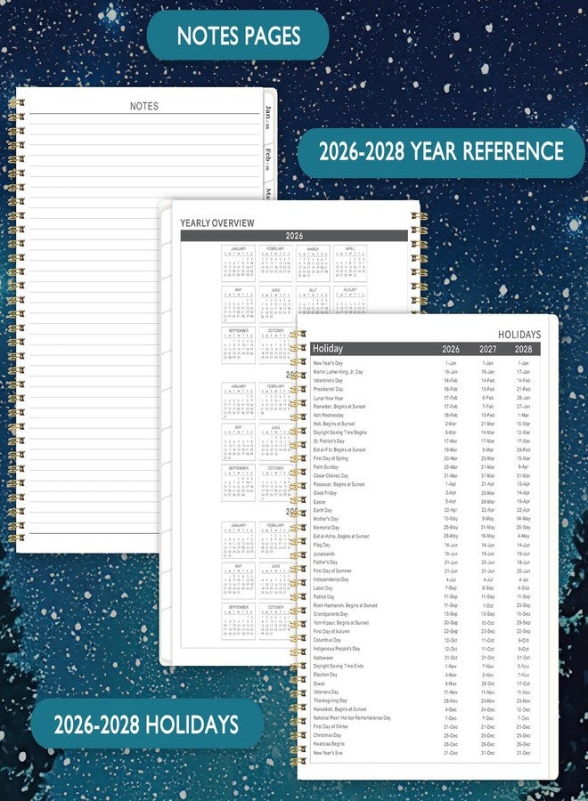 Lortarl 2026-2028 Monthly Planner - 2 Year Monthly Planner 2026-2028, July 2026 - June 2028, 9" x 11", 24 Months, Calendar with Tabs, Inner Pocket, Notes Pages - Image 5