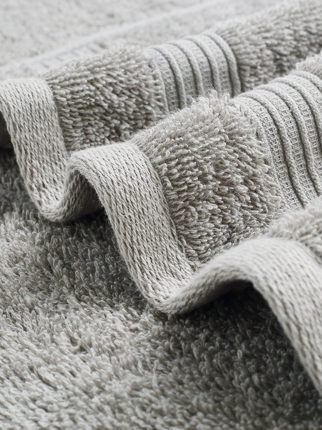 FIELDCREST 8-Piece Plain Towel Pack Of Wash Cloth 33X33Cm 500 Gsm Drizzle - Image 2