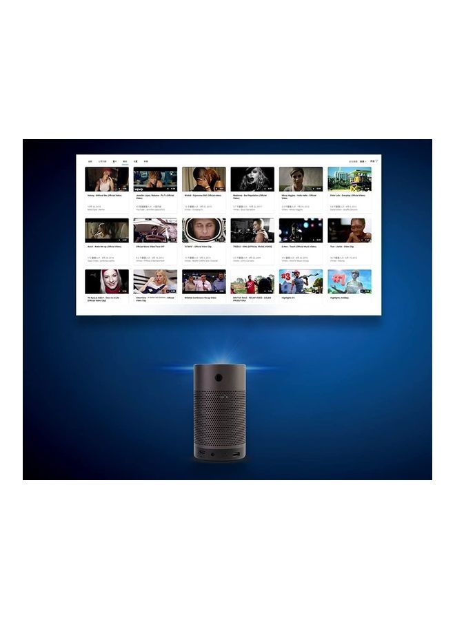 HP مشروع MP250 WVGA 854 × 480P 250 لومن مع تركيز تلقائي وتصحيح كاستان، يصل إلى 80 إنش، نسبة تباين 1000:1، مكبر صوت 6 واط، بلوتوث، واي فاي، أندرويد 8.1، عرض لاسلكي - Image 5