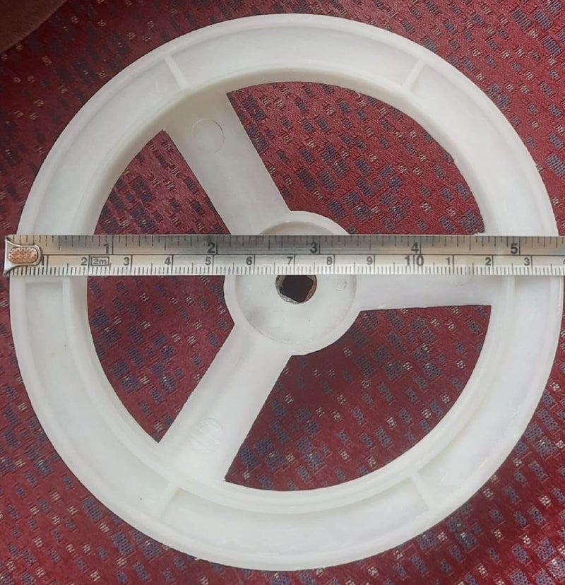 PARDZWORLD Pulley Wheel, 13.8 Cm, Suitable for lG Washing Machines, Match & Buy, Color: Off White. - Image 5