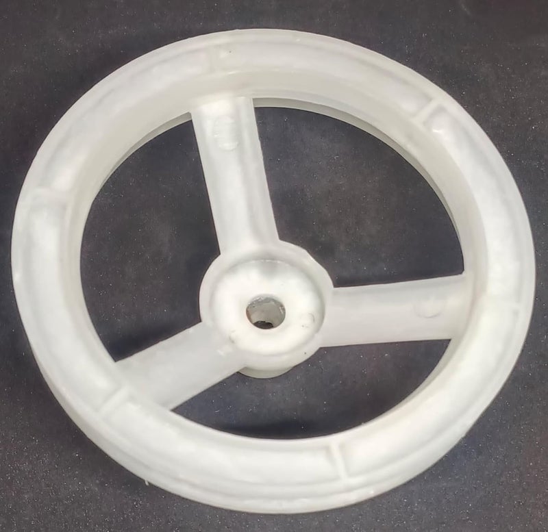 PARDZWORLD Pulley Wheel, 13.8 Cm, Suitable for lG Washing Machines, Match & Buy, Color: Off White. - Image 2