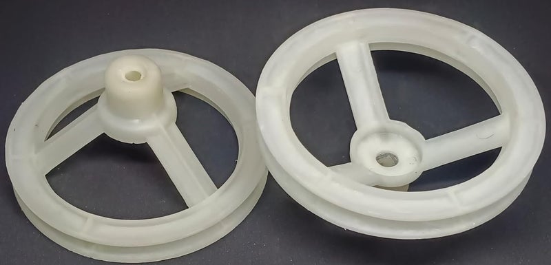PARDZWORLD Pulley Wheel, 13.8 Cm, Suitable for lG Washing Machines, Match & Buy, Color: Off White. - Image 4