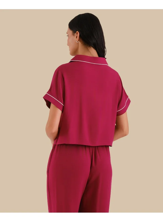 Isla & Evie Isla & Evie Women'S Short Sleeve Pajama Set