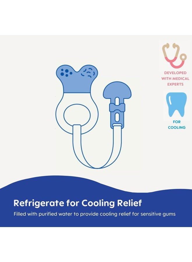 MAM عضاضة مبردة صغيرة مع مشبك، للبنات، 2+ أشهر، 1-عدد - Image 3