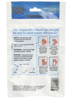 Platypus Ortho Flosser (2 Packs Of 30), & Dentek Wax For Braces  - Image 3