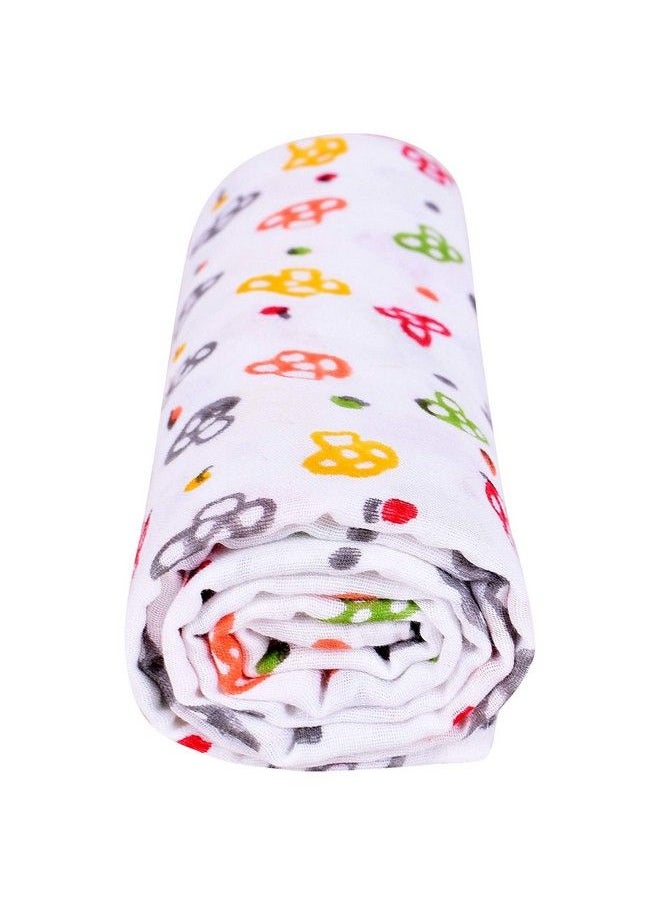 MOM'S HOME Organic Cotton Baby Muslin Cloth Swaddlepack Of 3(012 Months) 92X92 Cm (Mix Any3)  - Image 3