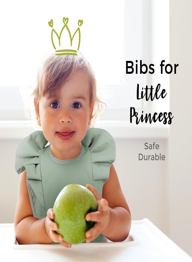 JaGely 3 Pcs Baby Food Bib for Eating Waterproof Washable Toddler Bib Soft Feeding Apron with Food Catcher for Toddler Boy or Girl Eating Travel Home Supplies - Image 2