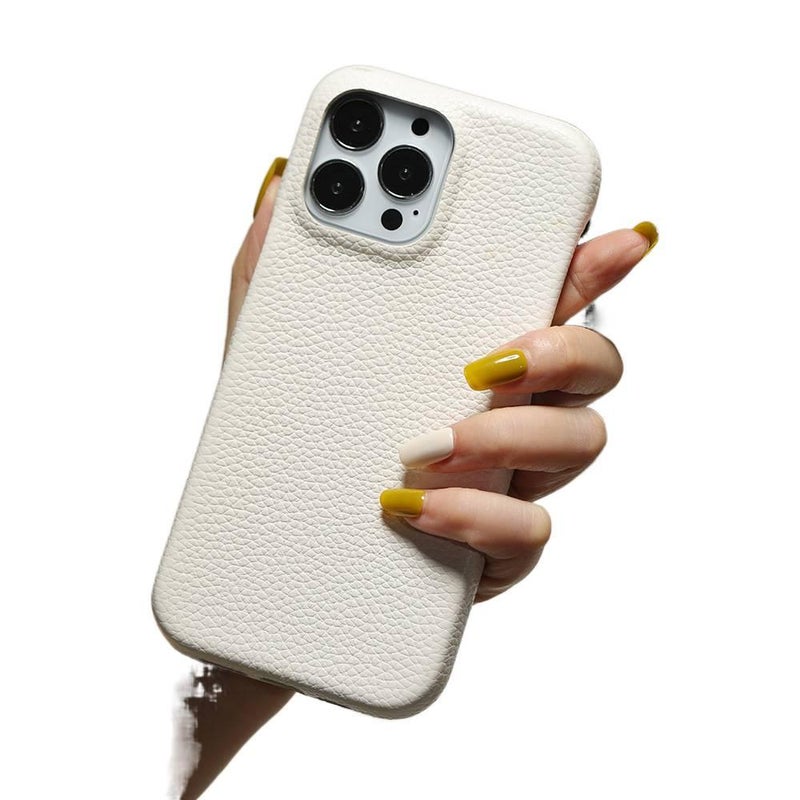 Protective Case | Gray | PU+PET | Leather Texture | Drop Protection | Shockproof Cover for iPhone 15 / 15 Plus / 15 Pro / 15 Pro Max - Image 2
