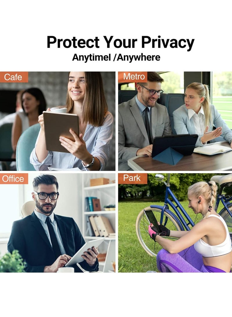 Privacy Screen Protector for iPad Pro 13 Inch M4 2024, Removable Screen Film with 30-Degree Anti-Spy Privacy Filter, Detachable and Reusable, Matte Finish - Image 5