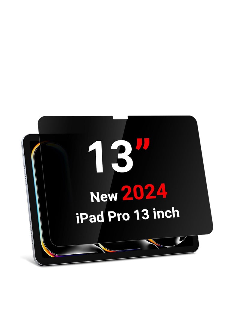 Privacy Screen Protector for iPad Pro 13 Inch M4 2024, Removable Screen Film with 30-Degree Anti-Spy Privacy Filter, Detachable and Reusable, Matte Finish - Image 2
