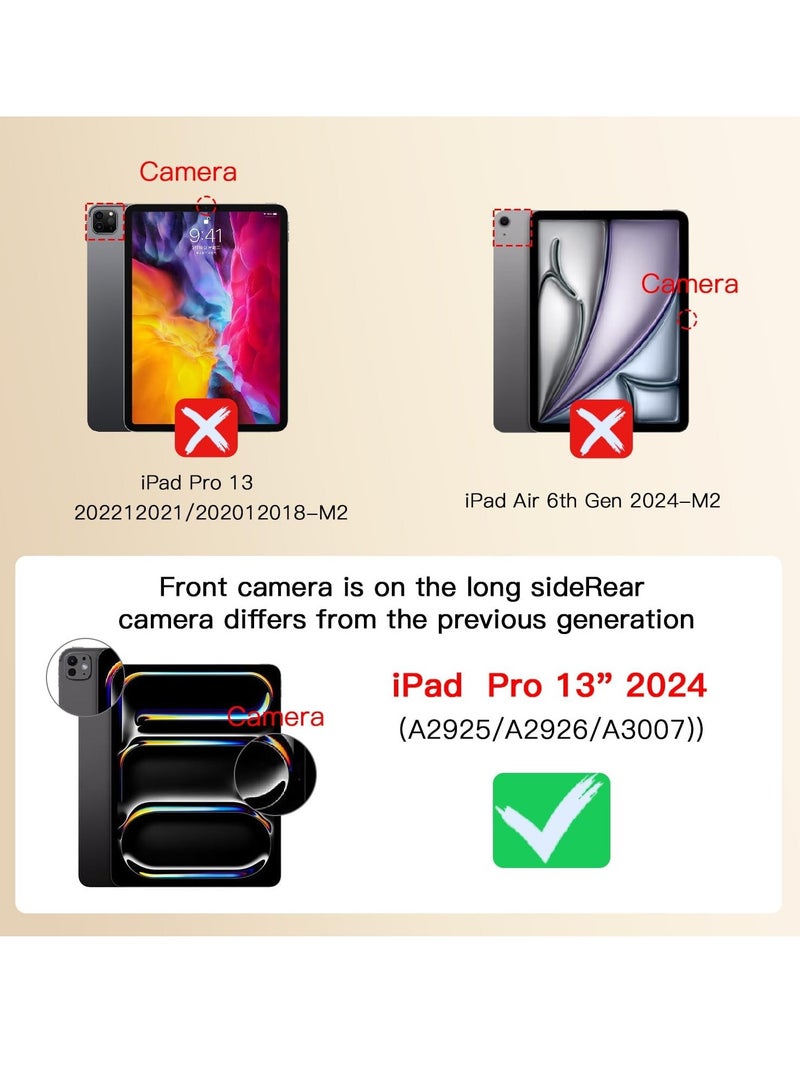 Privacy Screen Protector for iPad Pro 13 Inch M4 2024, Removable Screen Film with 30-Degree Anti-Spy Privacy Filter, Detachable and Reusable, Matte Finish - Image 4