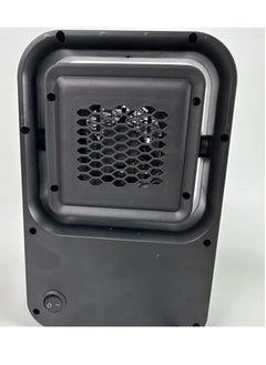 eBasket 180 Degree Rotating Portable Electric Heater with 600 Watts Remote Control, Decorative Heater for Home and Office with Interior Light and Leather Handle, Hot Air Diffuser with Timer  - Image 4