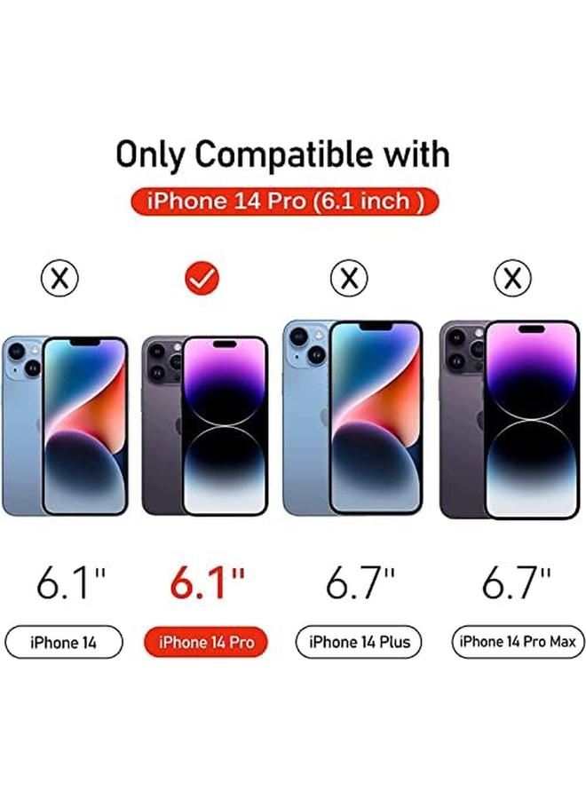 erorex 3 Plus 3 Pack Compatible With Iphone 14 14 Plus 14 Pro Pro Max Screen Protector Tempered Glass And Camera Lens Protector Support Fingerprint Unlock Bubble Free Iphone 14 Pro  - Image 2