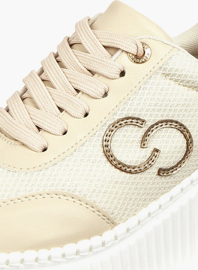 Celeste Women's Logo Applique Lace-Up Sneakers