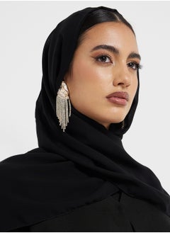 hayas closet Embellished Flared Sleeve Abaya  - Image 4