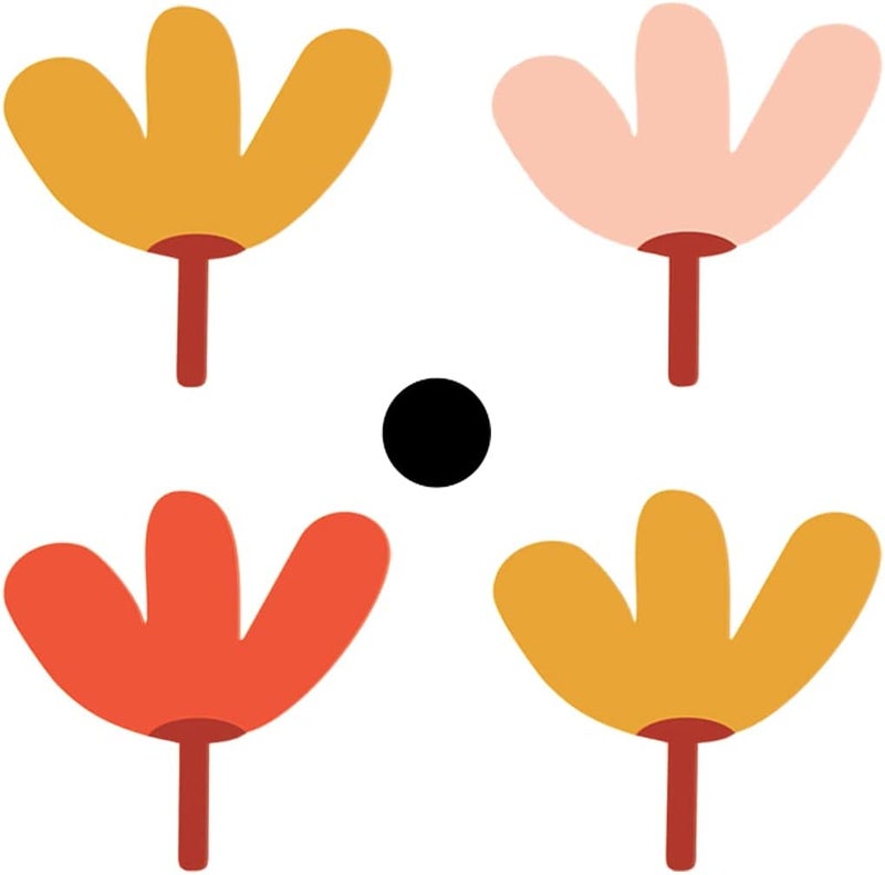 DEKOSH Boho Decor Wall Decals  Peel and Stick Flower Decals for Wall in Multiple Colors - Image 2