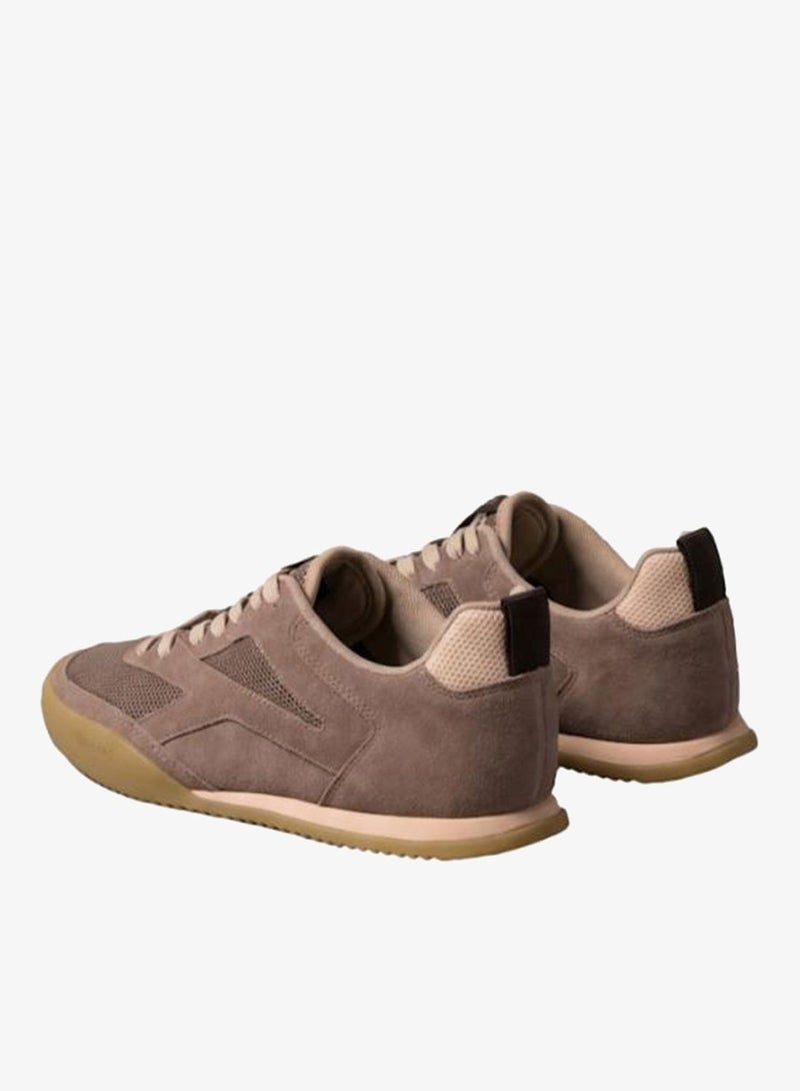 CALVIN KLEIN Low-Profile Reflective Mesh Suede Trainers - Image 3