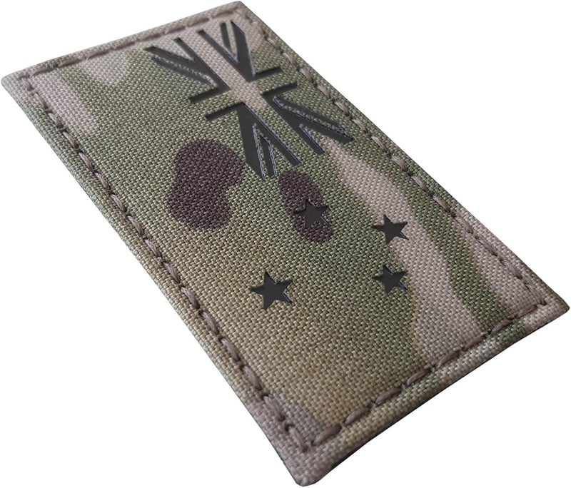 Tactical Freaky IR New Zealand Flag Infrared 2x3.5 IFF Tactical Morale Hook Patch (Multicam) - Image 2