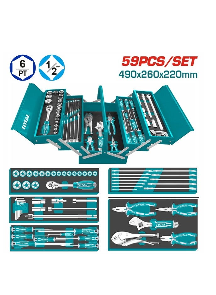 TOTAL 59-piece tool bag - Total - THTCS12591