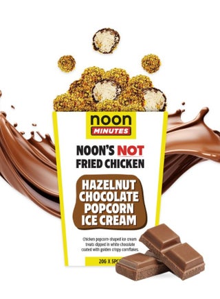 Hazelnut Chocolate Popcorn Ice Cream Pieces