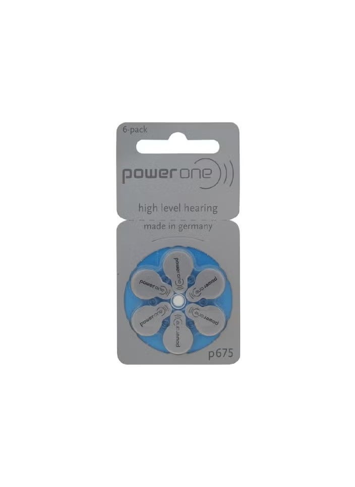 Power One Power One P675 Hearing Aid Batteries Mercury Free - 60 Pieces  - Image 4