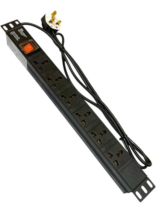 Terabyte PDU Power Strip Network Cabinet Rack Socket; 1.8M Extension Cable - Image 1