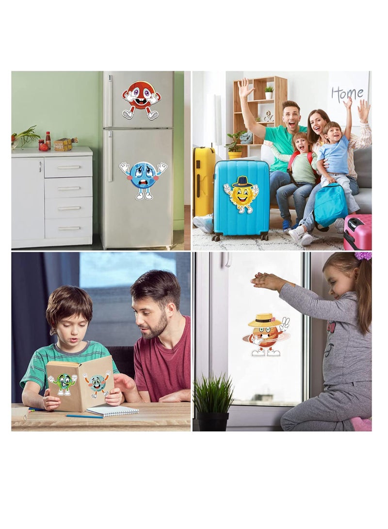 Space Planet Stickers for Kids, Solar System Stickers DIY Outer Space Sticker for Children, Craft Kit Toy for Kids Party Supplies (36 Sheets) - Image 4