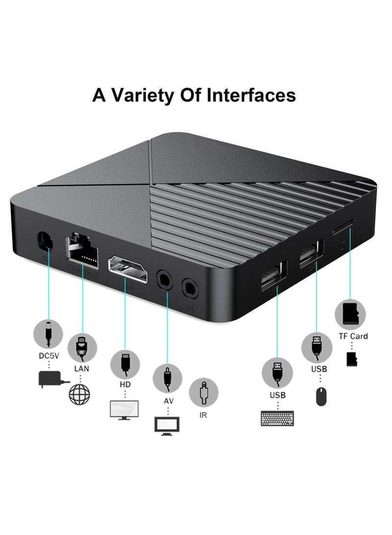 Android TV Box, 13.0 4GB RAM 64GB ROM Smart TV Box 8K RK3528 Chip with WiFi6 BT5.0 Gigabit Ethernet LAN 3D HDR10 HD Video Streaming Box 2024 - Image 2