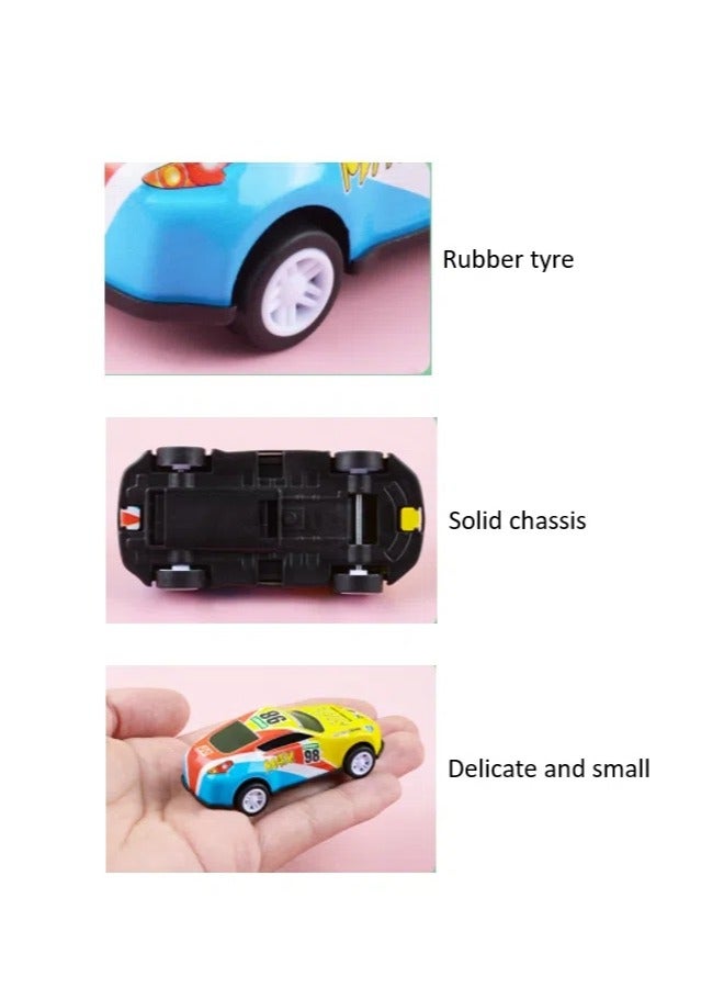 Children's pulleback mini car • Inertia iron car • Simulation model boy gift • Alloy toy car •6 random models - Image 5